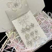 Breloques de chaussures en strass PVC, motifs libellule, rose, insecte, hibou, pour la décoration de pantoufles, cadeaux de Noël pour la décoration de chaussures