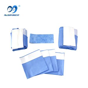 Kit Chirurgico Sterile Monouso Autoclavabile per <span class=keywords><strong>Craniotomia</strong></span>, Set di Teli Chirurgici per Uso Ospedaliero - Product Image 3