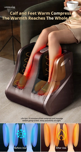 Buen Precio Pierna Pie Dispositivo de masaje Relajación Calefacción Eléctrica Presión de aire Vibración Pie y máquina masajeadora de piernas - Product Image 4
