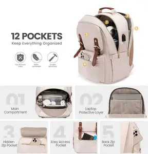 Laptop Backpack For Women College Casual Daypacks Stylish Travel Backpack