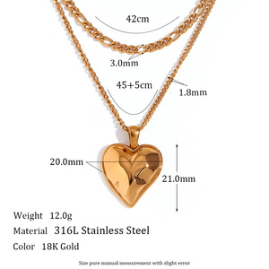 Collana da donna in acciaio inox PVD placcato oro 18K impermeabile con diamante a forma di farfalla senza appannamento per bambini - Product Image 2