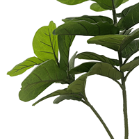 CHUANGFA 90cm artificielle Ficus Pandurata Hance bonsaï olivier en plastique pour la décoration de bureau pour les occasions d'anniversaire et de Pâques