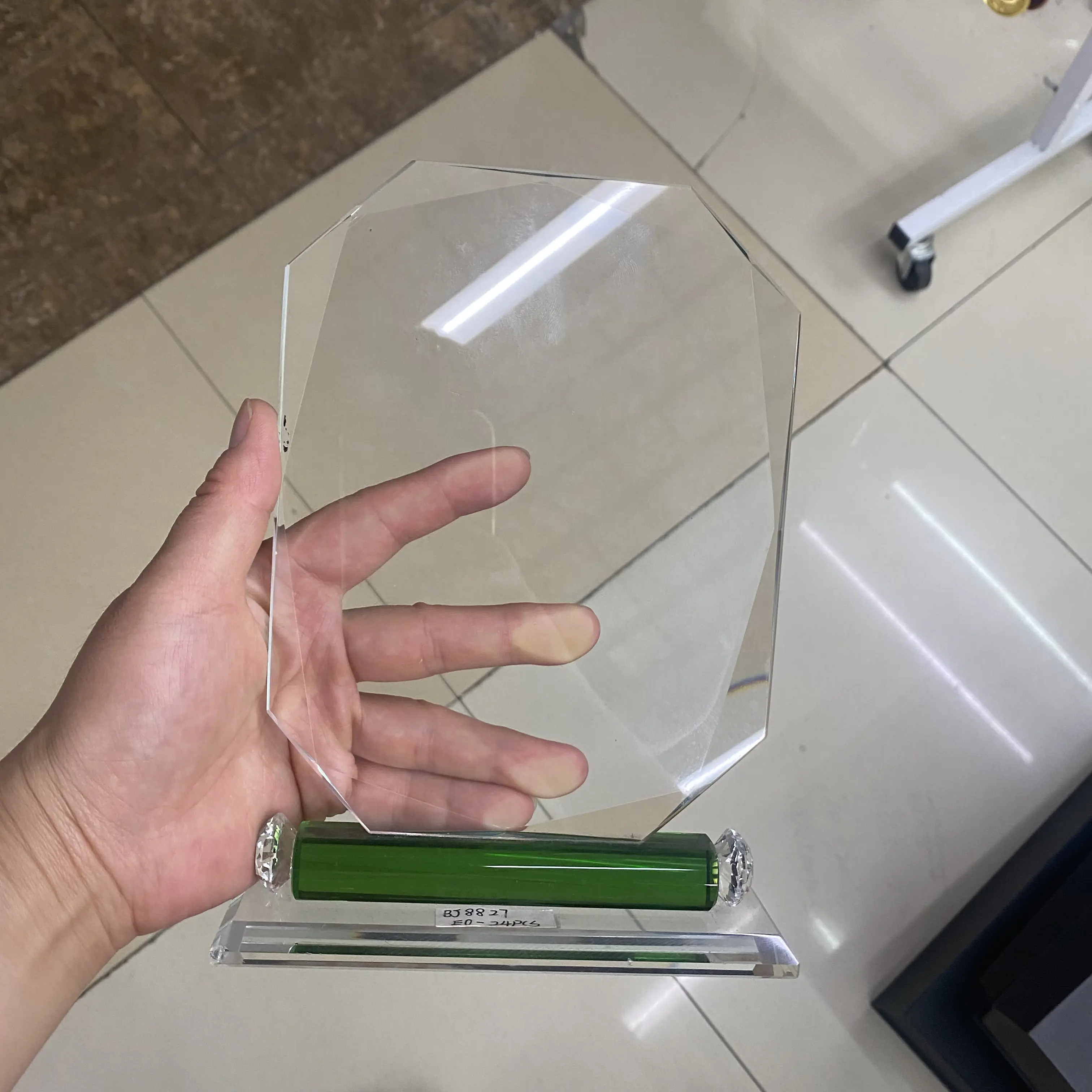 Prêmios de vidro cristal de troféus yiwu, venda quente
