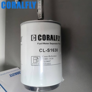 Fabricante Chino Coralfly, Filtro Separador de Agua y Combustible Diésel para Camiones 23401-1630 FS19687 P551057 BF1223-O ISO/TS 16949 Nuevo - Product Image 3