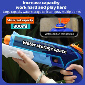 Pistola ad Acqua Portatile a Lungo Raggio per Bambini, Gioco di Combattimento con Spruzzi d'Acqua - Product Image 5