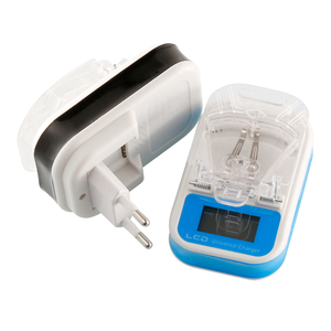 Caricabatterie da viaggio universale con Display LCD per telefoni cellulari <span class=keywords><strong>e</strong></span> fotocamere - Product Image 2