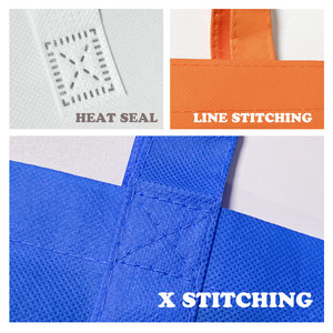 再利用可能なトートショッピングバッグリサイクルエコ非織りバッグロゴ付きカスタマイズ - Product Image 5