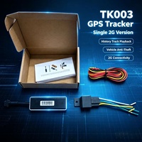 Traceur GPS TK003 2G avec coupure moteur à distance et lecture de l'historique pour antivol de véhicule