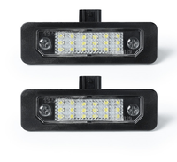 Luce Targa a LED in Scatola di Metallo, 12V Bianco Freddo per Mercury Sable Milan Edge Lincoln MKS MKZ MKT MKX 2016-2019