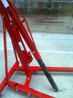 Monte-charge hydraulique pliable, petite grue de voiture de levage hydraulique
