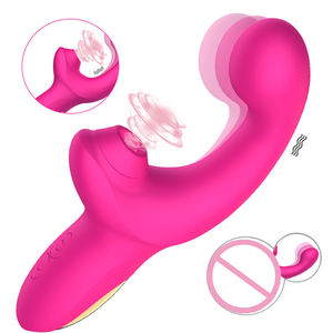 Vibrador Triple Función con Movimiento Oscilante para Clítoris y Punto G, 10 Frecuencias, Recargable por USB, Resistente al Agua IPX7 - Product Image 1