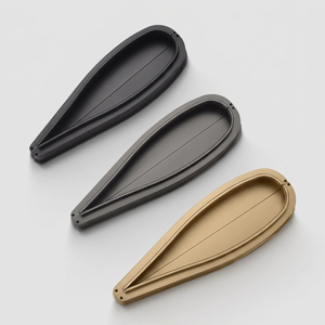 Recessed Hidden Pull Handle Aluminum Inset Handle for Wardrobe Cabinet &amp; Storage <strong>Doors</strong> - Product Image 1