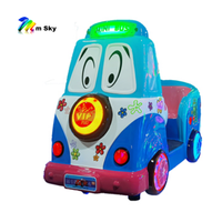Meilleure vente M SKY Happy Train Machine de jeu d'amusement commerciale 3D pour enfants, manège intérieur pour enfants, 2 places, fonctionnement par pièces/billets, 1 an, version anglaise