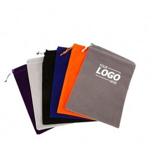 Pochettes en velours coréen colorées avec cordon de serrage : parfaites pour les bijoux, les cadeaux et les articles promotionnels - Product Image 1