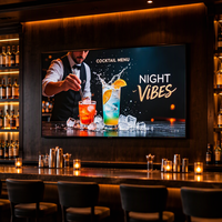 Mur vidéo LED intérieur haute définition couleur pleine, installation fixe, panneau d'affichage LED mural pour bar, boîte de nuit