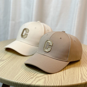 Cappellino da Baseball Classico con Lettera <span class=keywords><strong>C</strong></span>, Logo Ricamato, 6 Pannelli, Cappello da Sole Femminile - Product Image 5