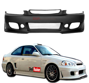 Cho Honda <span class=keywords><strong>Civic</strong></span> EK99-<span class=keywords><strong>00</strong></span> fab2 sợi thủy tinh phía trước bội nâng cấp xuất hiện đa lỗ thông hơi phía trước bội - Product Image 5