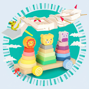 Dropshipping Products 2026 Children's Multi-functional Educational Wooden Animal Stacking <b>Blocks</b> Toys Sourcing Service in China - Product Image 3