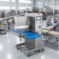 Machine automatique de fabrication de biscuits multi-formes avec découpe de fil et déposeur pour divers types de biscuits