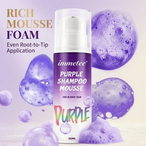 <span class=keywords><strong>Mousse</strong></span> Shampooing Violette 150ml – <span class=keywords><strong>Mousse</strong></span> Tonifiante Violet pour Cheveux Blonds, Décolorés ou Argentés – Élimine les Tons Jaunes et Brassy – Soin Nourrissant pour la Couleur - Product Image 2