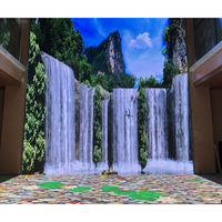 Tuile de piste de danse Led interactive haute définition 3D Immersive Waterproof HD Led Gaming Video Room