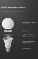 Ampoule LED Économie d'Énergie E27 Culot à Vis Super Lumineuse pour Maison 3W 5W 9W 12W 15W 18W Grande Ampoule Personnalisée