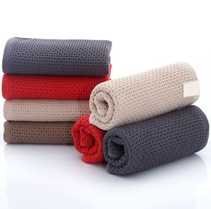 Custom Logo Bath <b>Towel</b> <b>Set</b> Most Popular Honeycomb Design - Product Image 5