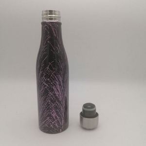 Nouvelle gourde isotherme en acier inoxydable de 500 ml, isolation thermique de 12 à 24 heures, style bouteille à fond plat, pour l'extérieur - Product Image 6