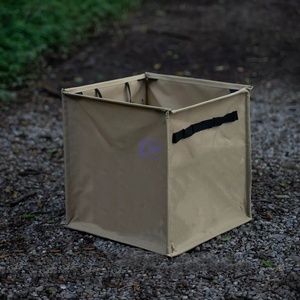 Contenedor de <span class=keywords><strong>Basura</strong></span> Plegable para Acampar al Aire Libre, Personalizado, de Gran Capacidad (27L), Ligero y Duradero, con Correas Laterales - Product Image 3