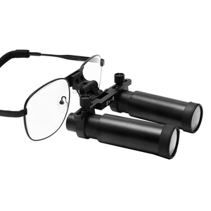 Loupes chirurgicales à cadre métallique 8X Loupe de traitement dentaire Loupes médicales en option outils de dentiste chirurgical clinique buccale - Product Image 4