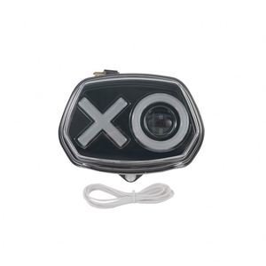 Yongjin ไฟหน้ารถจักรยานยนต์ LED XO, ไฟหน้ารถมอเตอร์ไซด์พร้อมคอนแทกเตอร์เก่าสำหรับ <span class=keywords><strong>Vespa</strong></span> Sprint 50 150 - Product Image 1