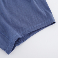 Boxer en jersey tricoté doux pour homme en laine mérinos, taille mi-haute, avec logo et taille élastique