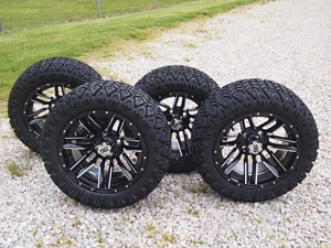 14 Inches Golf Cart Tire and <b>Wheel</b> 23x10-14 All Terrain Tires 14"x7" Moto Machined Black Aluminum 14 Inch Aluminum Golf Cart Whe - Product Image 5