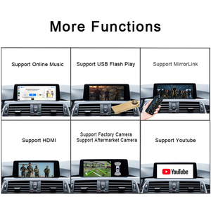 Sistema Linux con Apple CarPlay e Android Auto, Schermo Touch F30 per <span class=keywords><strong>BMW</strong></span> F02 F15 F16 F20 F22 F25 F31 F32 F48 F49 EVO, Multimedia Audio - Product Image 5
