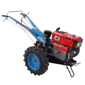 Hai chuan Reclamation of wasteland walking tractor 8-25 HP diesel threshing machine Small field micro-tillage diesel engine