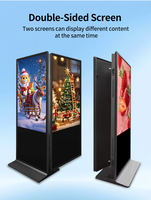 Pantalla de Señalización Digital 4K para Interiores, Kiosco Publicitario Vertical Tipo Tótem para Centros Comerciales y Uso en Ascensores/Metros