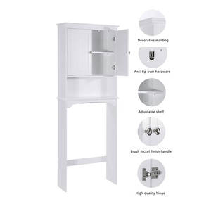 מודרני MDF אמבטיה צד ארון יהירות צר <span class=keywords><strong>Slim</strong></span> רצפת אחסון גבוה ארון אמבטיה - Product Image 6