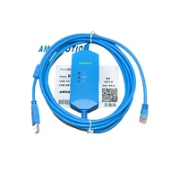 Câble USB-KV Amsamotion à conducteur en cuivre, compatible PVC, pour la programmation, la communication de données et le téléchargement, série Keyence KV, usage industriel