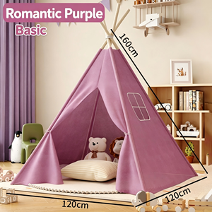 <strong>Fun</strong> and Safe Play Tent, purple Bedroom Tent for Kids' <strong>Sleepovers</strong>, Children's Tent - Product Image 1