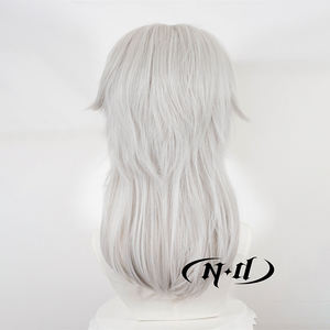 Peluca de Fibra Sintética Resistente al Calor de Alta Temperatura para <span class=keywords><strong>Cosplay</strong></span> de Anime Demon Slayer, ND Tengen <span class=keywords><strong>Uzui</strong></span>, para Comic Con - Product Image 5