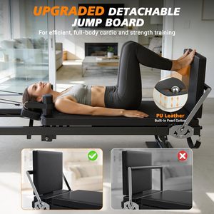 CZFITT Máquina de Pilates Reformer Grande, Resistente y Portátil, Equipo de Fitness para el Hogar para Pérdida de Peso, Cama de Yoga de Acero y Material ABS - Product Image 4
