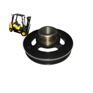 Daewoo Doosan V-Belt <b>Pulley</b> 50mm Bore Steel Engine Shaft Part For D30S-3 Forklift Diesel Model 65.02601-0169A - Product Image 4