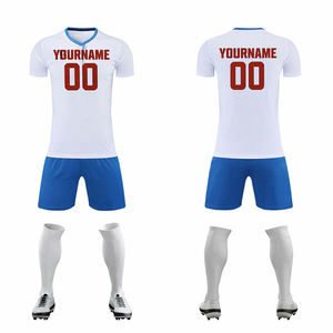 Set Personalizzabile di Maglia da <span class=keywords><strong>Calcio</strong></span>, Divisa da <span class=keywords><strong>Calcio</strong></span> con Maglietta, <span class=keywords><strong>Pantaloncini</strong></span> <span class=keywords><strong>e</strong></span> Calzini, Abbigliamento Sportivo per Squadre all'Ingrosso - Product Image 2