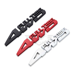 Accesorios de Estilo para Automóviles, Emblema de Metal para Automóviles con Tracción en las Cuatro Ruedas 4WD 4x4, Insignia con Logotipo para Ford, BMW, Audi, <span class=keywords><strong>Toyota</strong></span>, <span class=keywords><strong>Jeep</strong></span>, <span class=keywords><strong>FJ</strong></span> <span class=keywords><strong>Cruiser</strong></span> - Product Image 1