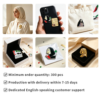 Insignia Metálica del Día de la Mujer Emiratí, Bandera de los EAU, Mujer Árabe Tradicional, Pin de Solapa 3D con Relieve Dorado, Broche de Recuerdo para Festivales, Regalo