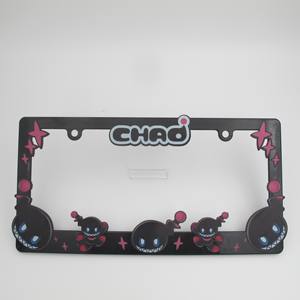 Forma personalizada lindo Marco de matrícula dibujos animados <span class=keywords><strong>Anime</strong></span> diseño - Product Image 2