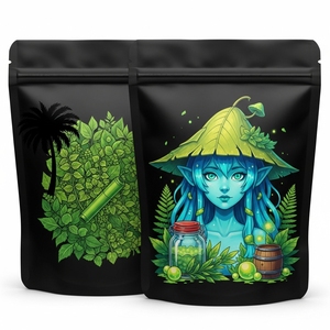 Sacs d'emballage pour café et thé personnalisés et durables de l'usine Pridiso, sachets refermables en plastique, pochettes autoportantes en aluminium et Mylar - Product Image 1