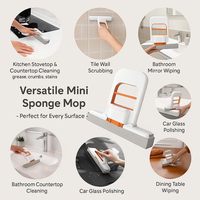 Produit phare 2025 : Essuie-glace pratique pour miroirs de bureau et de salle de bain, idéal pour comptoirs de cuisine et surfaces en verre.