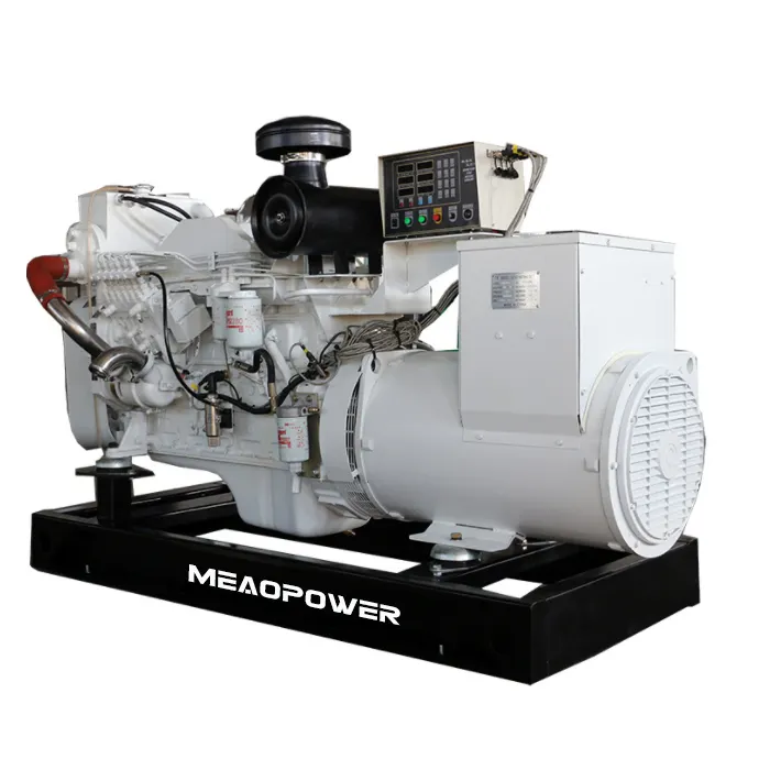 30KW 38KVA with cummins engine 4BTA3.9-GM47 marine diesel generator