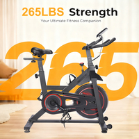 Vélo de spinning intelligent unisexe avec cadre en acier, volant d'inertie de 6 kg, pour salle de sport intérieure, qualité OEM supérieure